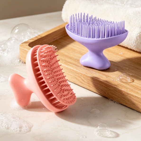 Self Cleaning Scalp Massage Hair Brush