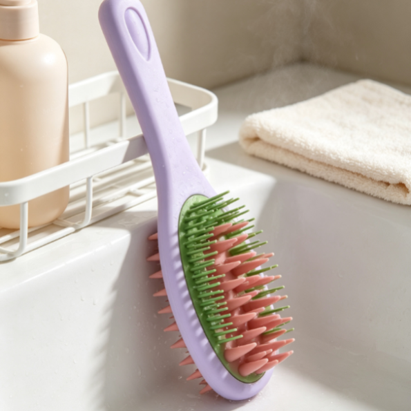 Silicone Hair Wash Brush Scalp Comb