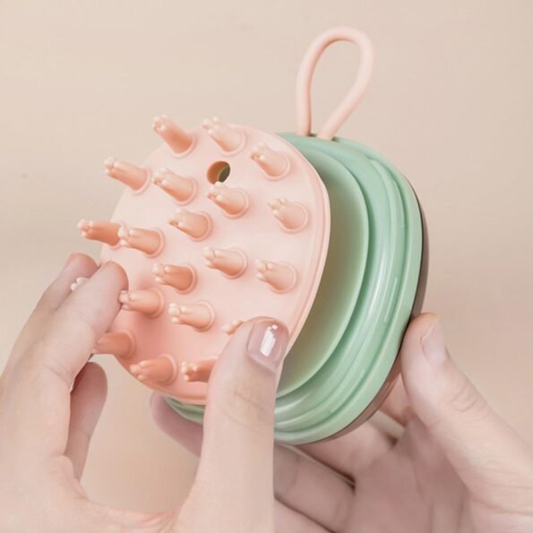 Liquid Dispenser Scalp Massage Shampoo Brush
