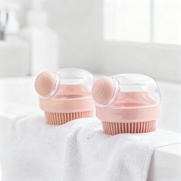Shampoo Dispenser Scalp Massage Hair Brush