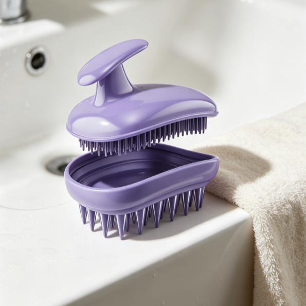 Dual Function Scalp Scrubber Hair Brush